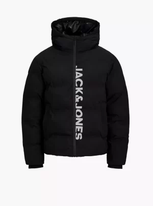 Jack & Jones Printed High Neck Long Sleeves Quilted Jacket